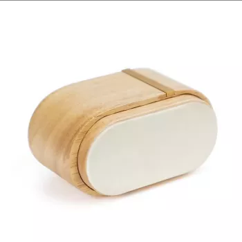 Dyfuzor szklany z drewniana podstawą z etui