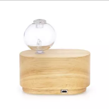 Dyfuzor szklany z drewniana podstawą z etui