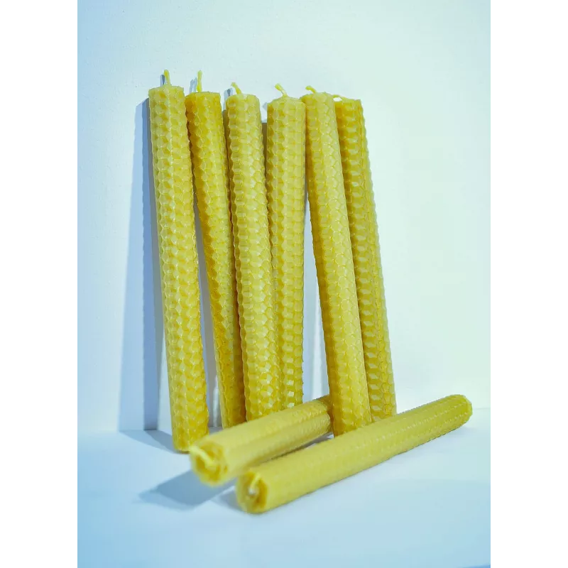 świece z wosku pszczelego