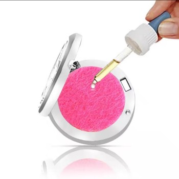 naszyjnik zapachowy z kryształem górskim i kamieniem księżycowym