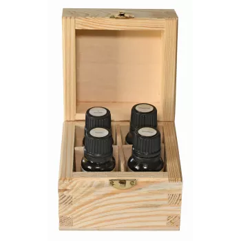 Skrzyneczka na 4 olejki